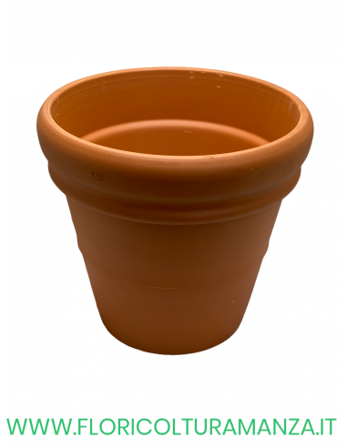 VASO COTTO DOPPIO BORDO CM 45