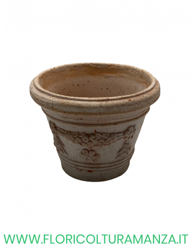 VASO COTTO LIBERTY FESTONATO CM 15