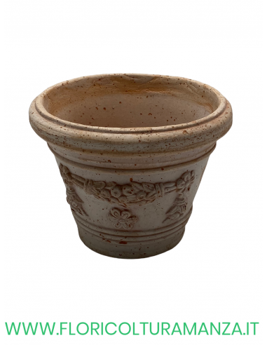 VASO COTTO LIBERTY FESTONATO CM 20