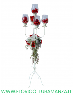 CANDELABRO IN VETRO