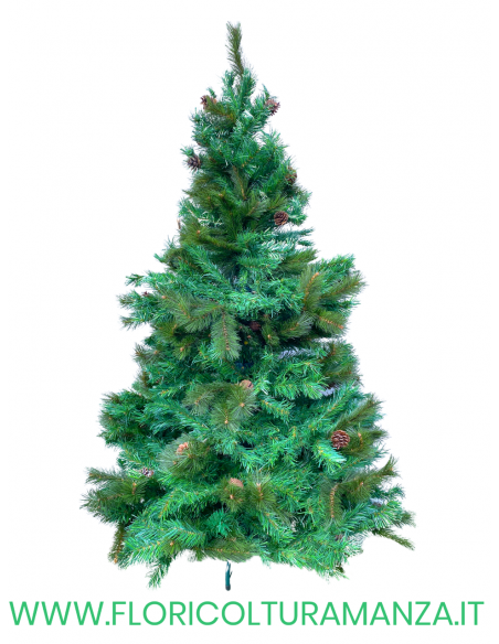 ALBERO DI NATALE ARTIFICIALE CON PIGNE
