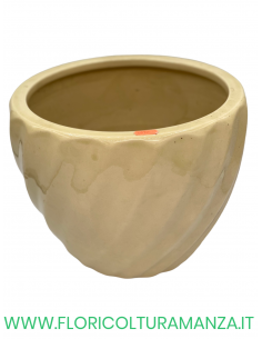 VASO TONDO IN CERAMICA VERDE