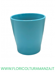 VASO CONICO IN CERAMICA LISCIO H 15CM Ø 12CM 2
