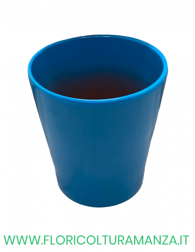 VASO CONICO IN CERAMICA LISCIO H 15CM Ø 12CM
