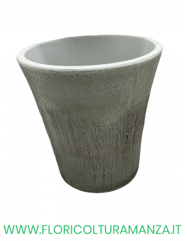 VASO CONICO IN CERAMICA ROSA