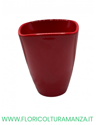 VASO CONICO IN CERAMICA COLORATO
