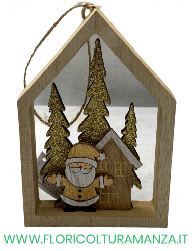 CASETTA NATALIZIA IN LEGNO