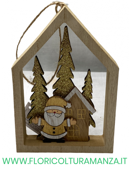 CASETTA NATALIZIA IN LEGNO