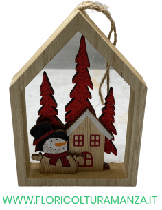 CASETTA NATALIZIA IN LEGNO 2