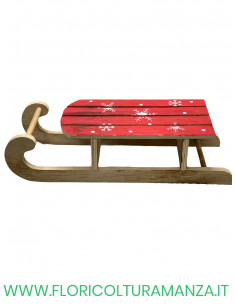 SLITTA NATALIZIA IN LEGNO 2