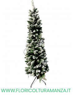ALBERO DI NATALE INNEVATO ARTIFICIALE