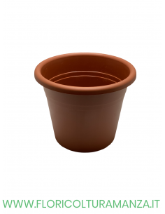 VASO CILINDRICO CM 25 CON SOTTOVASO