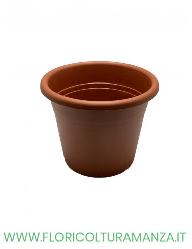 VASO CILINDRICO CM 25 CON SOTTOVASO