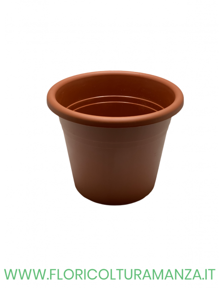 VASO CILINDRICO CM 25 CON SOTTOVASO