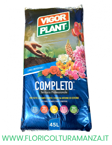 TERRICCIO PROFESSIONALE COMPLETO 45 LT VIGORPLANT