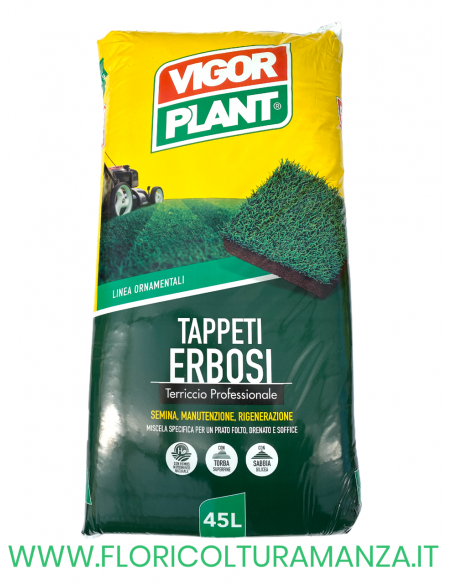 TERRICCIO PER TAPPETO ERBOSO 45 LT VIGORPLANT