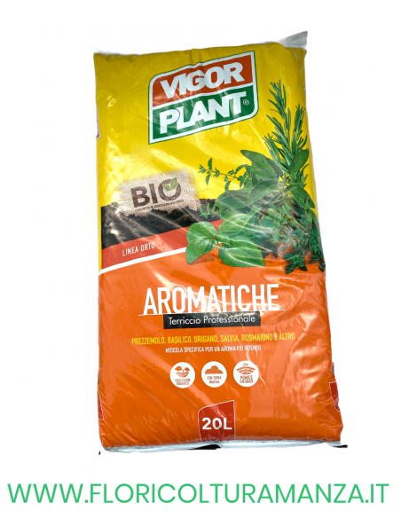TERRICCIO PIANTE AROMATICHE 20 LT VIGORPLANT