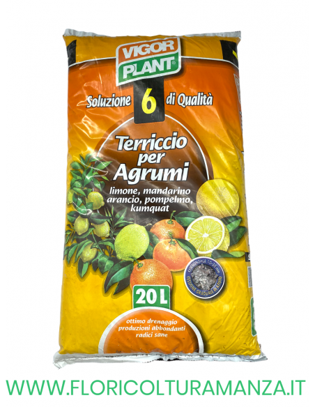 TERRICCIO PER AGRUMI 20 LT VIGORPLANT