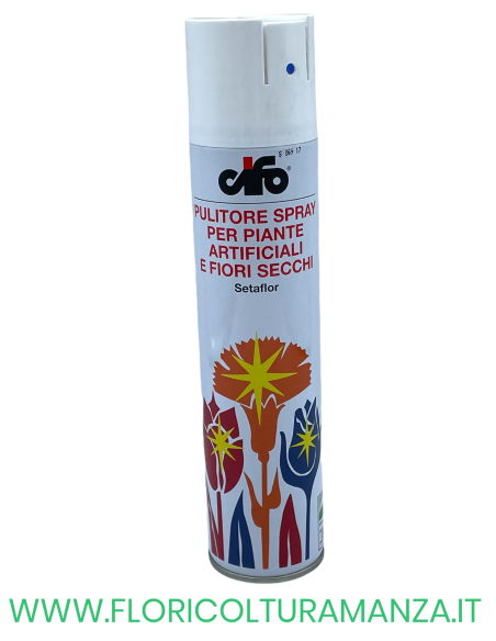 PULITORE SPRAY PER PIANTE ARTIFICIALI E FIORI SECCHI SETAFLOR CIFO