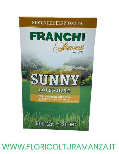 SEMENTE PRATO SUNNY SOLEGGIATO 500GR FRANCHI