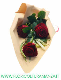 BOUQUET 3 ROSE ROSSE B1