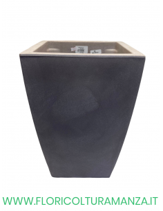 VASO QUADRATO LOGOS 30 X H.30 2