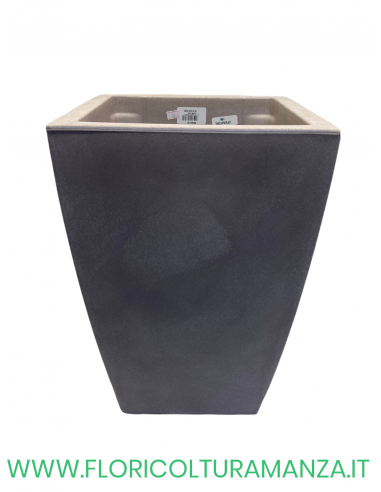 VASO QUADRATO LOGOS 30 X H.30