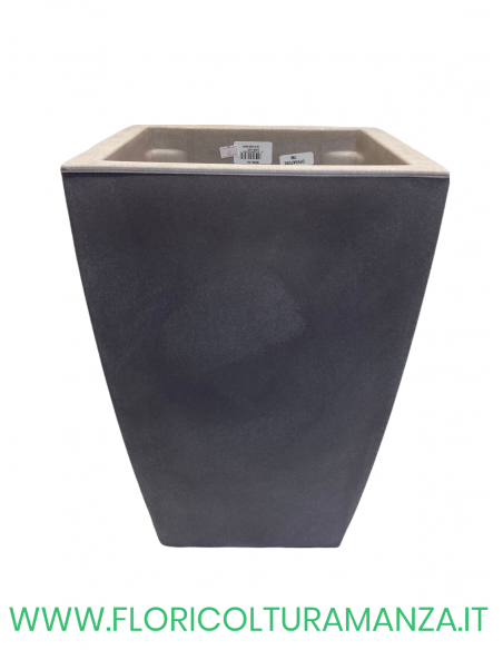 VASO QUADRATO LOGOS 30 X H.30