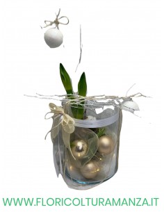 VASO VETRO AMARYLLO A3