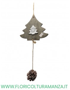albero e stella con pigne 2