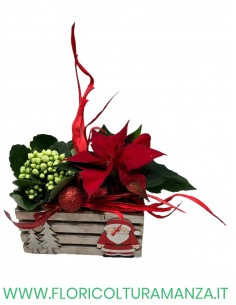 CASSETTA LEGNO BABBO NATALE