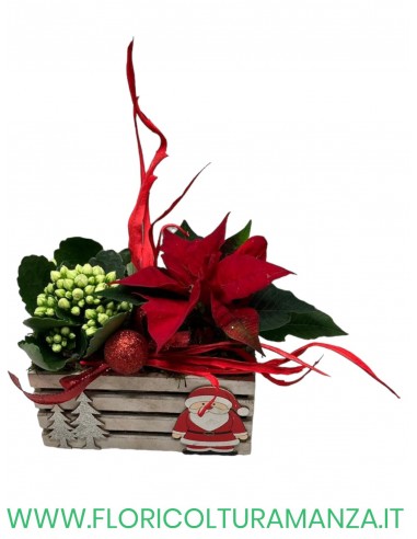 CASSETTA LEGNO BABBO NATALE