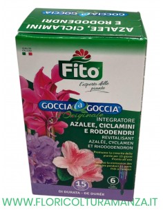 GOCCIA A GOCCIA AZALEE E RODODENDRI CICLAMINI 6 FIALE