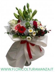 LILIUM GERBERE E ROSE