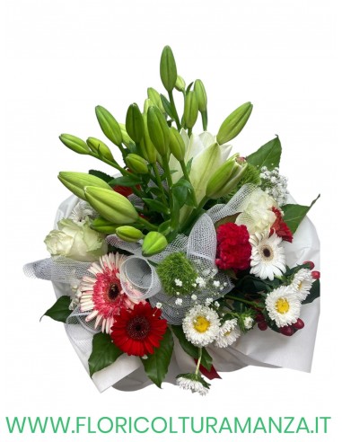 LILIUM GERBERE E ROSE