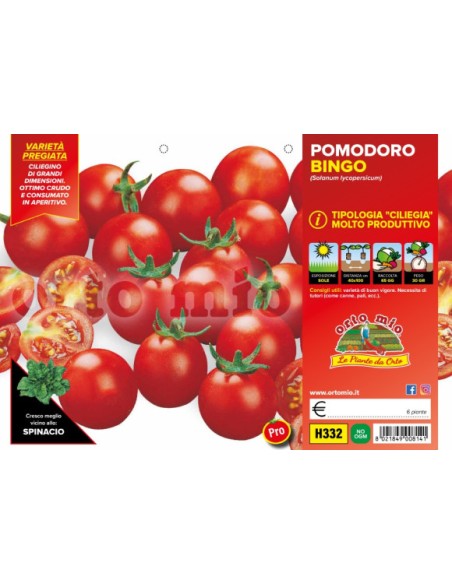 🍅 Pomodoro Ciliegino Bingo